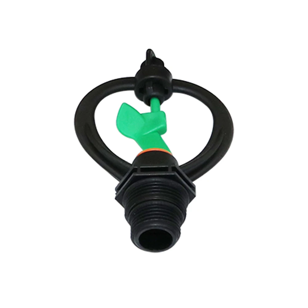 

360 Degree 1/2" to 3/4" Male Thread Rotating Sprinklers Garden Agriculture Irrigation Vortex Watering Nozzles 2 Pcs
