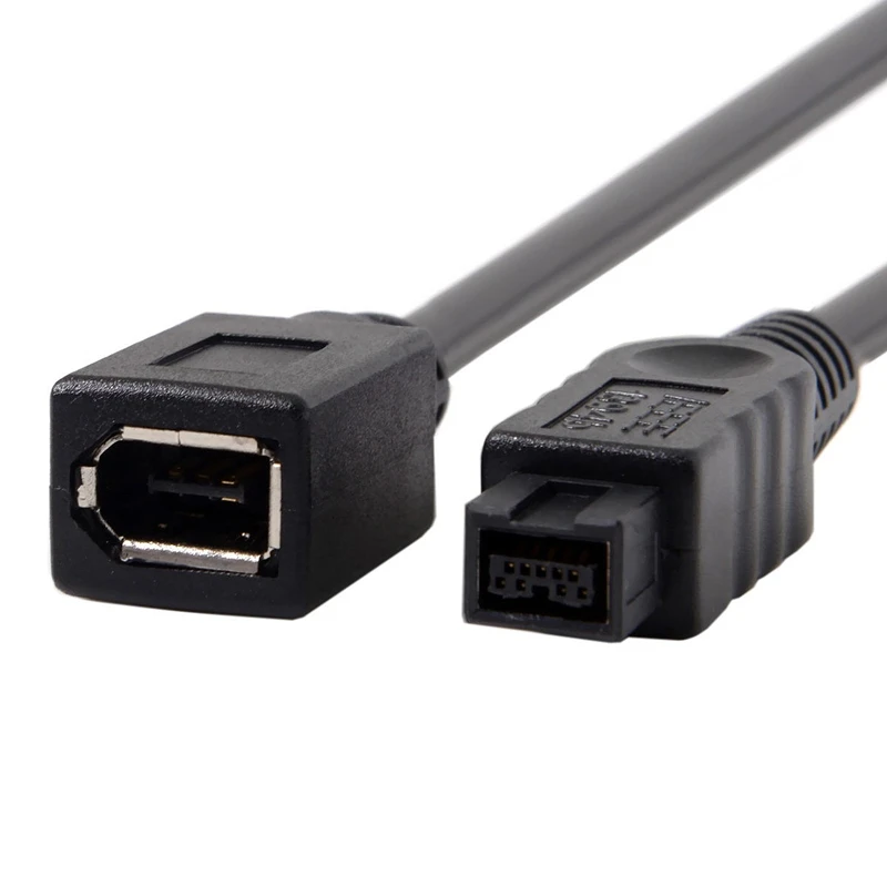 Высота каблука 10 см 1394 6Pin женский 1394B 9Pin мужской Firewire 400 до 800 кабель
