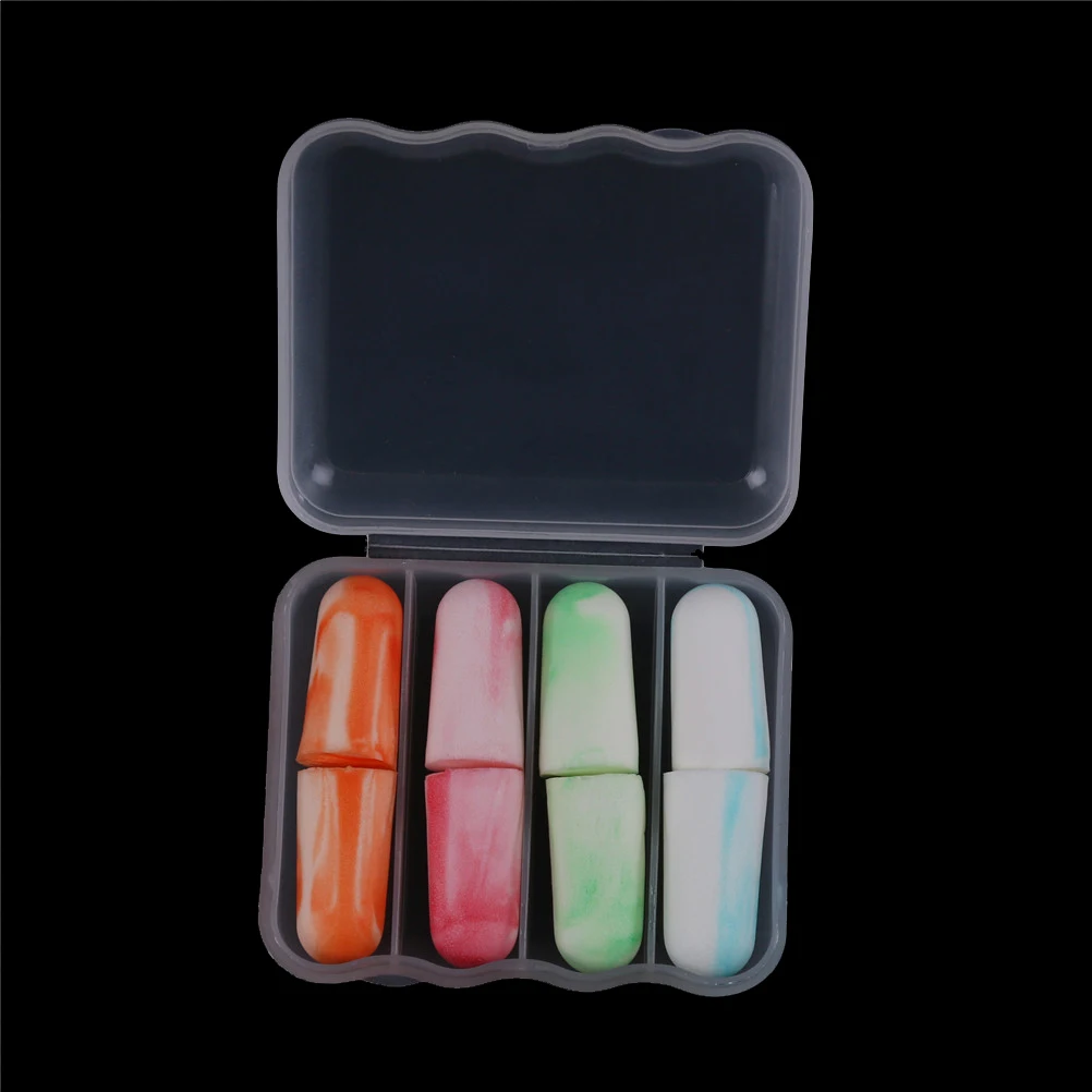 

1/2/4Pairs Travel Sleep Noise Prevention Earplugs Noise Reduction For Travel Sleeping Soft Foam Ear Plugs Toiletry Kits