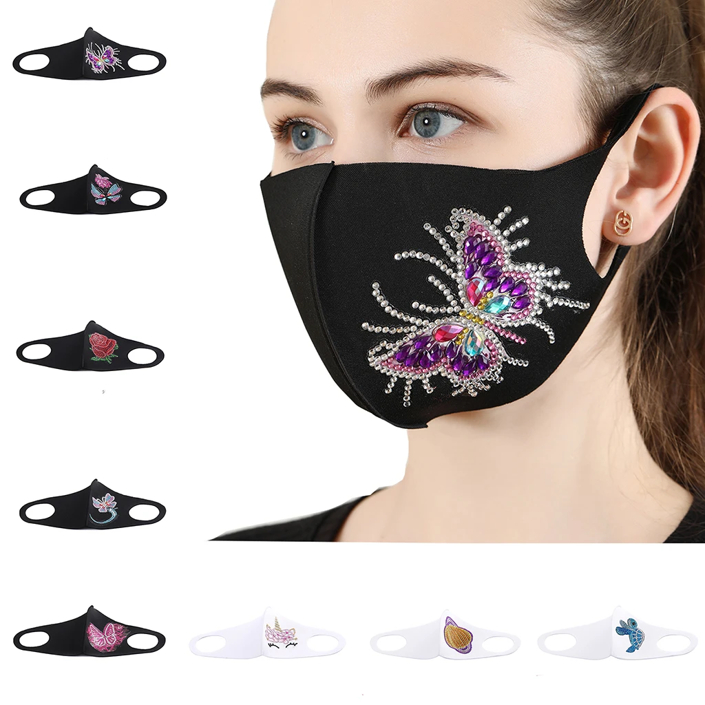 

5D DIY алмазная живопись маска бабочки особые кристаллы дрели ремесло вышивка крестиком набор защиты маска подарки ручной работы