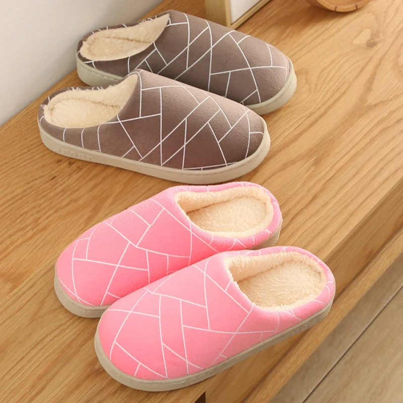 

Indoor Autumn Winter Warm Slippers Shoes Guest Slipper Concise Non-slip Shoes Flip Flop Classic Fashion Men Women Shoes Big Size