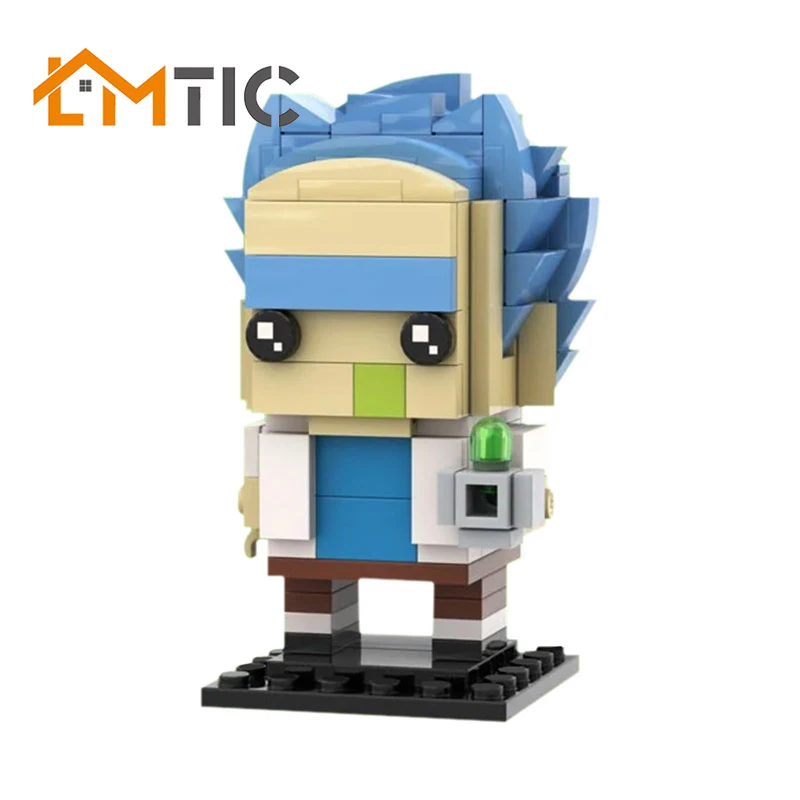 

Science Fiction Animation Rick / Morty 142pcs Building Blocks Toys Friend Tech City Character film memorial Toy kids gift