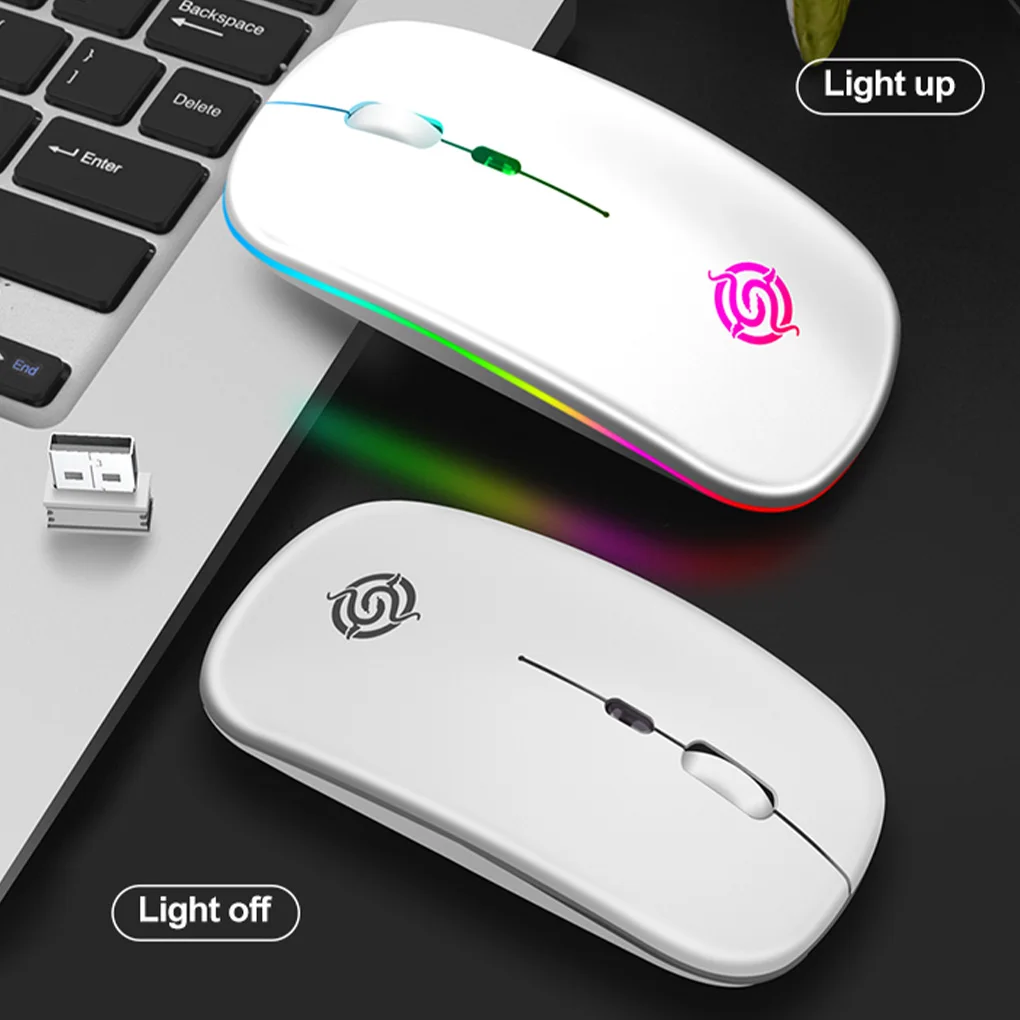 

Беспроводная Бесшумная компьютерная мышь, 4 клавиши, USB 1600DPI