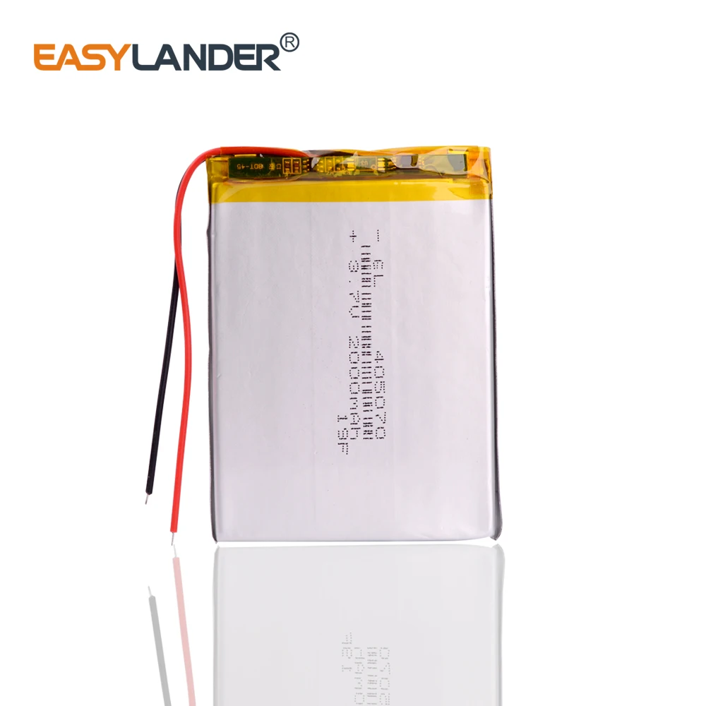 3 шт./лот 7 V 2000mAH 405070 литий-ионный аккумулятор polmey для GPS mp3 mp4 mp5 dvd bluetooth модель