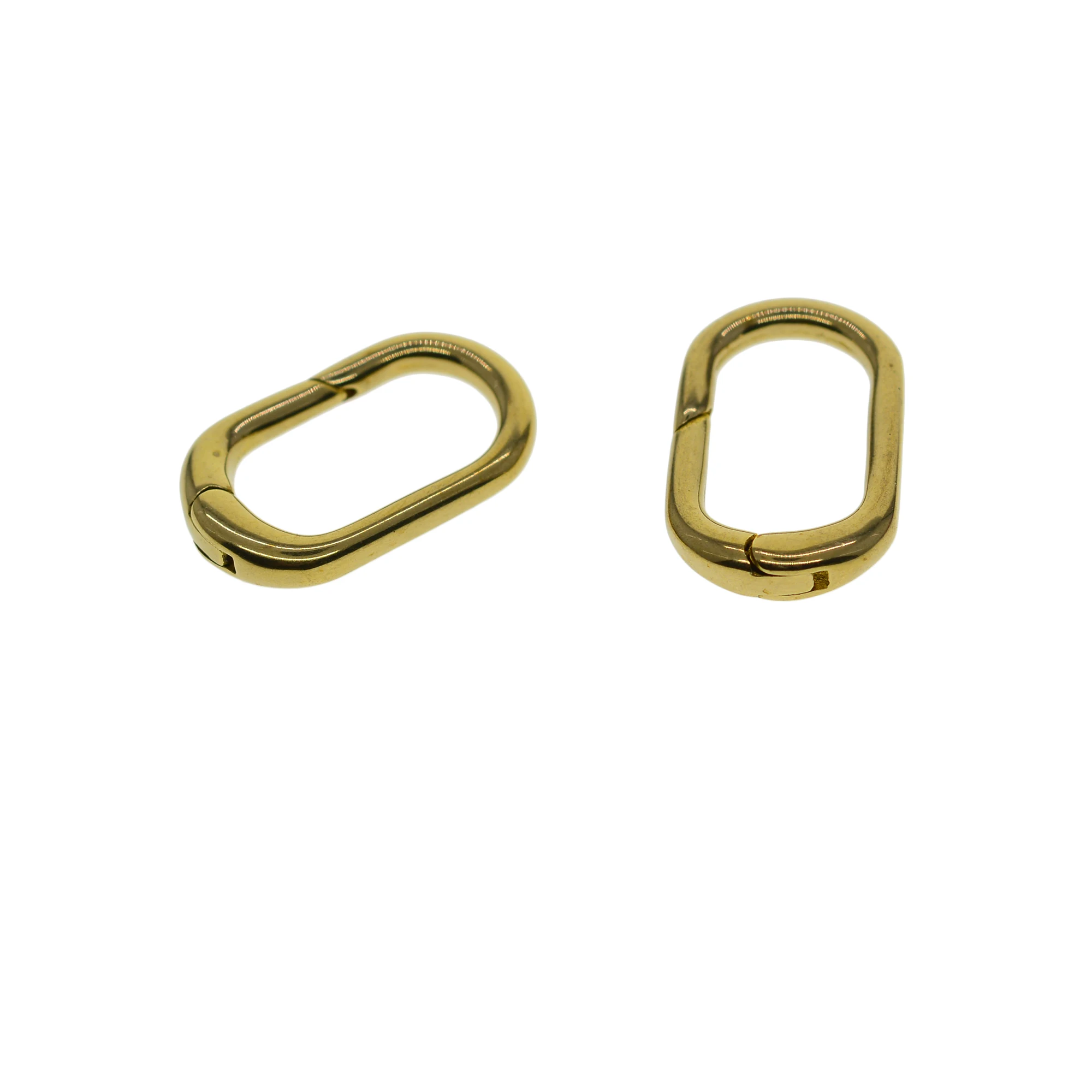 6pcs Fine Korea handmade 20mm 0.8inch Solid Brass Oval snap spring hook clasp jewelry DIY Accessory | Украшения и аксессуары