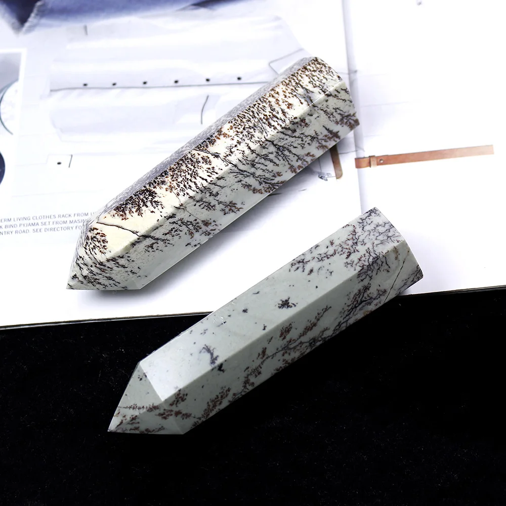 AP 1 шт. Хрустальная трава Нефритовая колонна восстанавливающий энергию камень