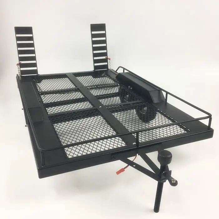 Тяжелый цельнометаллический прицеп RCtown Axis для 1/10 Rc Rock Crawler Truck Traxxas Trx4 Axial Scx10 90046 90047