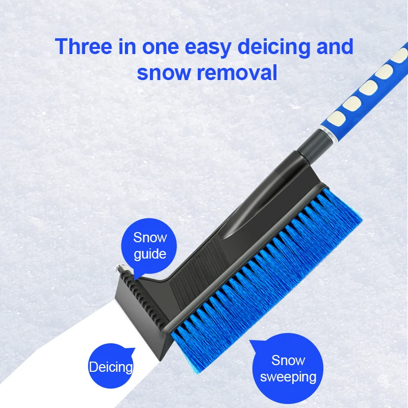 

Auto Car Vehicle Snow Ice For Scraper Snobroom Snowbrush Shovel Removal Brush Winter Snow Shovel Blue Brush snow shovel