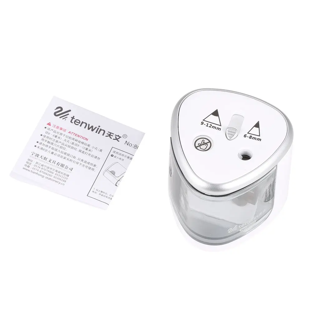 

Automatic Electric Pencil Sharpener Time-Saving School Stationery Supplies Desk Table Pencil Sharpener Office Accessories