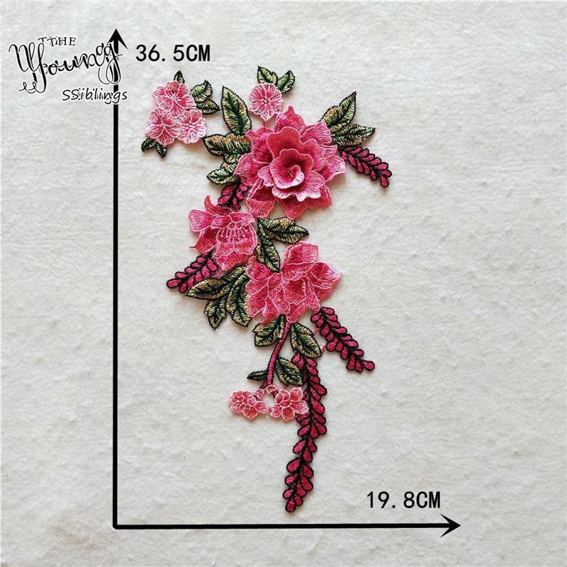 Разные стили цветочных кружевных декольте DIY Вышивка аппликация кружевной