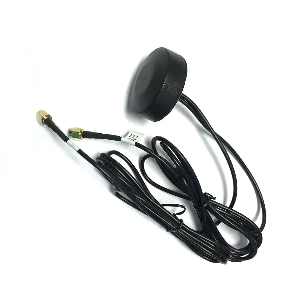 GPS Active + 4G антенна Комбинированная воздушная малого круглого типа с гайкой 3 м