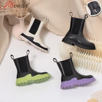 childrens shoes quality leather british style martin boots girls leather shoes chelsea short boots ankel boots fashion shoes