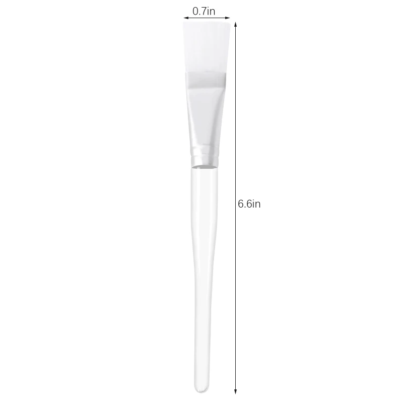 

1pcs Professional Facial Mask Brushes Transparent Crystal Rod Soft Face Applicator Brush For Face Mask Application Or DIY Mask