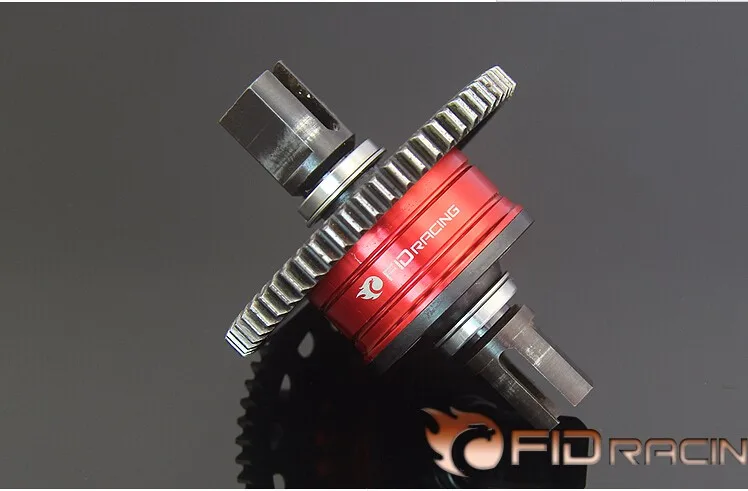 CNC алюминиевый дифференциальный Шестеренчатый ящик Diff чехол для шкалы 1/5 LOSI DBXL
