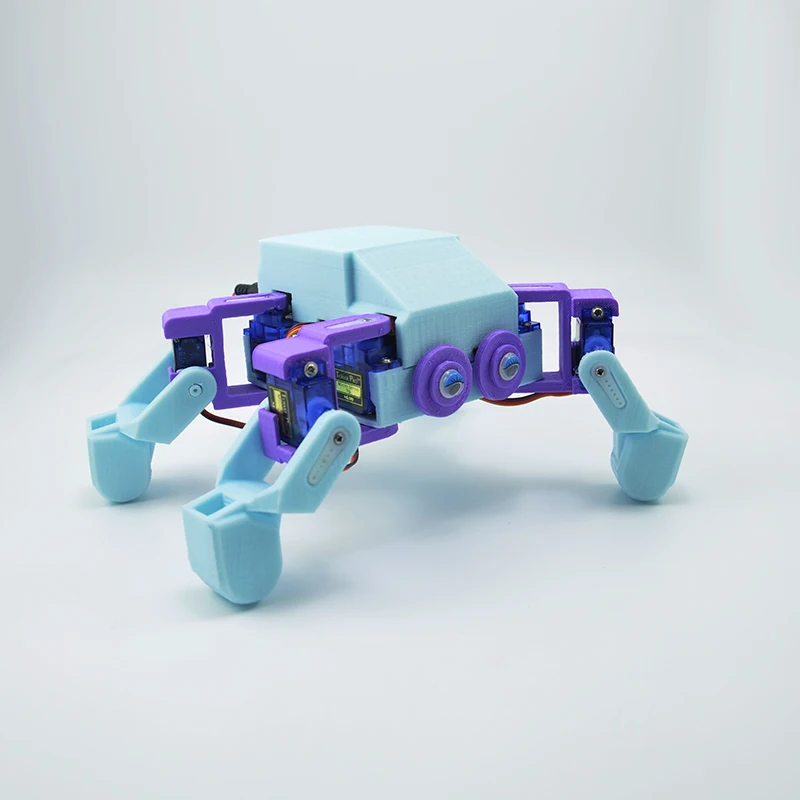 Графическое Программирование с четырехкратным роботом пауком программирование