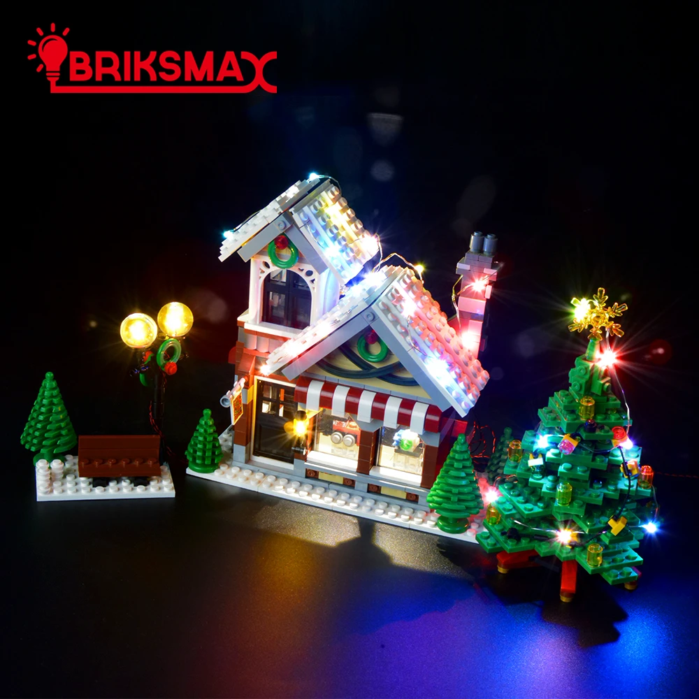BriksMax Led Light Kit For 10249 Christmas Winter Toy Shop
