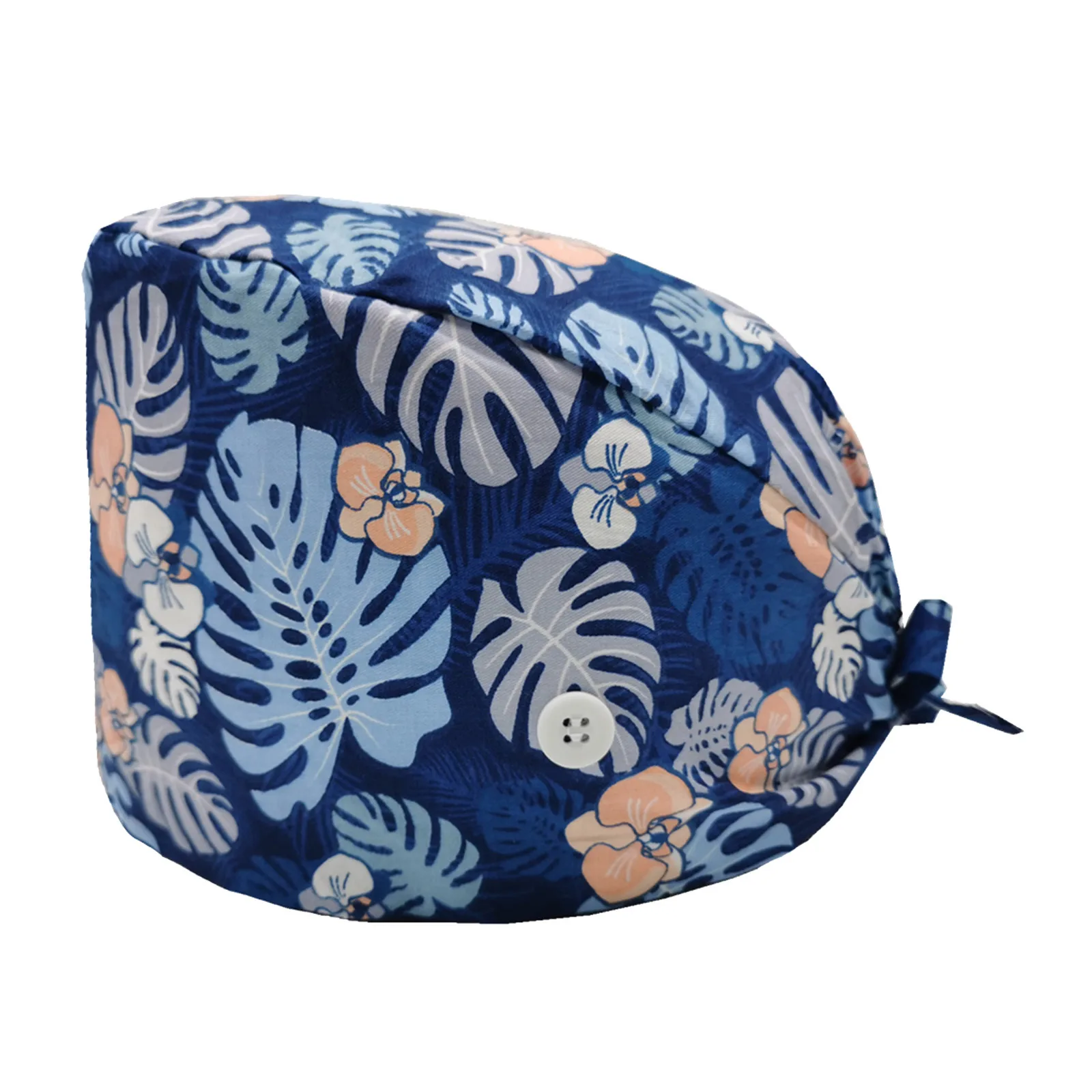 

Beauty Salon Printed Work Hats For Men Women Unisex Elastic Pet Grooming Caps Health Services Cap Scrubs Working Hat Accessories