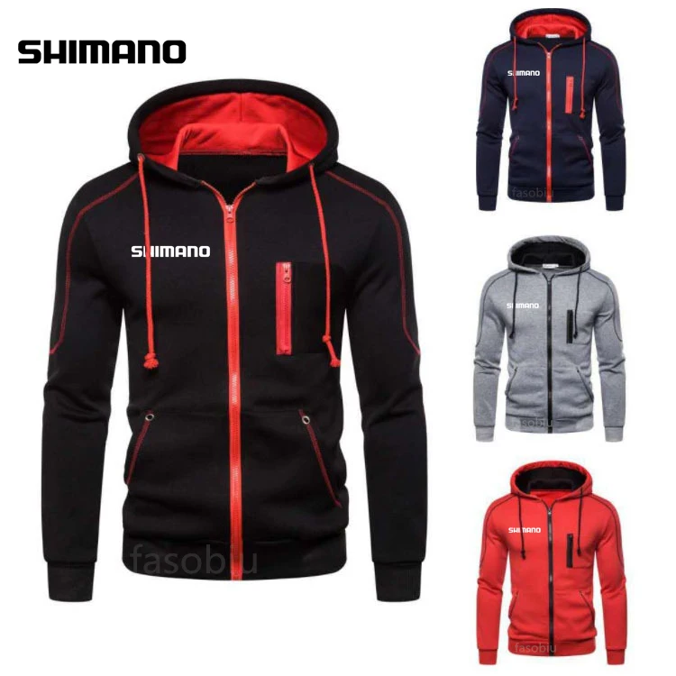 

Рыболовная одежда Shimano, зимняя Осенняя толстовка с капюшоном, Мужская одежда для рыбалки, уличная рыболовная куртка, Мужская теплая рубашка ...