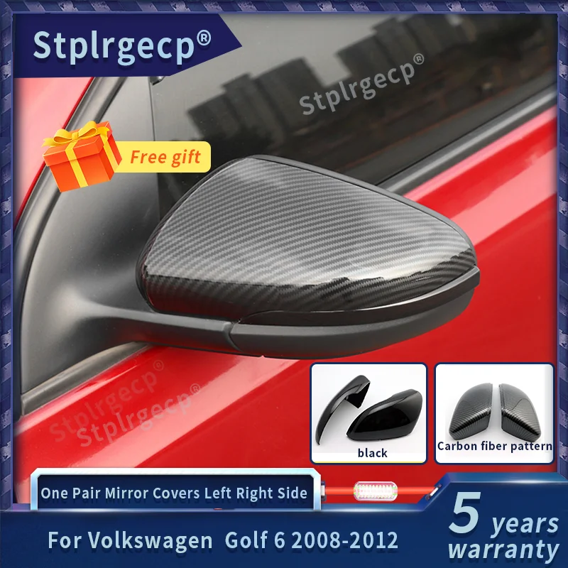 Для Volkswagen Golf 6 2008 2012 Touran 2011 2014 одна пара накладка на зеркало заднего вида