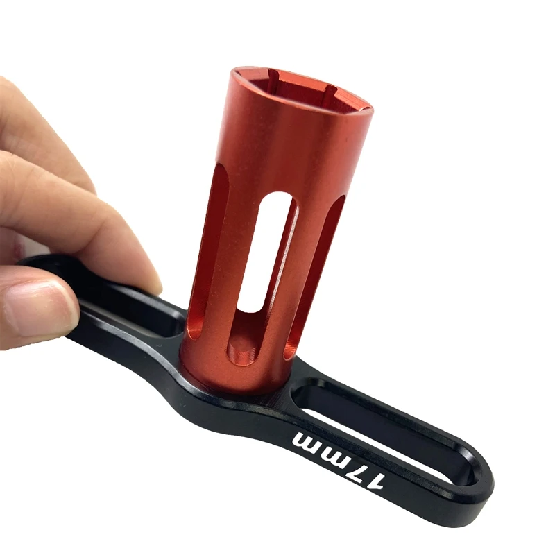 Металл 17 мм Колесные гайки рукав шестигранный ключ инструмент для 1:8 внедорожный