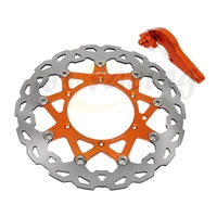 motorcycle 320mm front floating brake disc rotor for ktm sx sxs sxf xc xcw xcf exc mx mxc gs 125 144 200 250 300 250 400 450 500