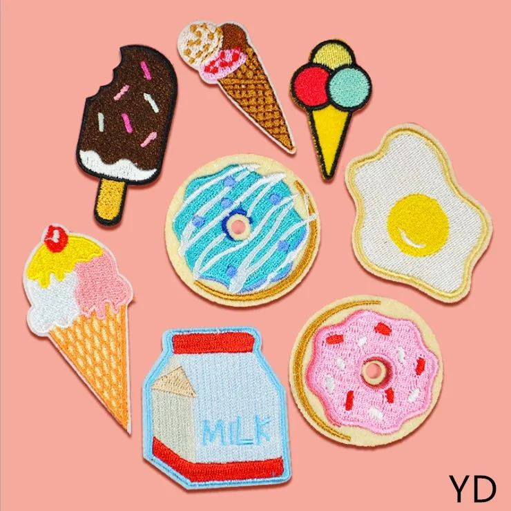 

New arrival 10 pcs Embroidered patches both iron on sew on Jeans coat Tshirt bag shoe hat decor repair Motif emblem accessory