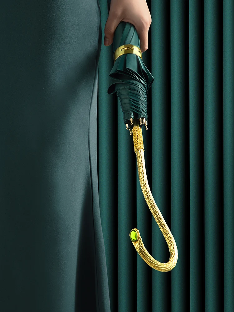 Prezzo Ombrello Da Pioggia Di Moda Di Lusso Da Donna Creativo Di Alta Qualità Con Manico Lungo Ombrelli Da Esterno Antivento Parapluie Rain Gear BC50Y