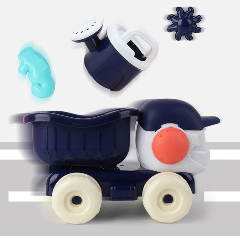 

6Pcs Model Sprinkler Shower Shovel Tools Classical Play Toys Baby Beach Sand Toys Children's Summer Toys Car