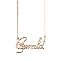 gerald name necklace custom name necklace for women girls best friends birthday wedding christmas mother days gift