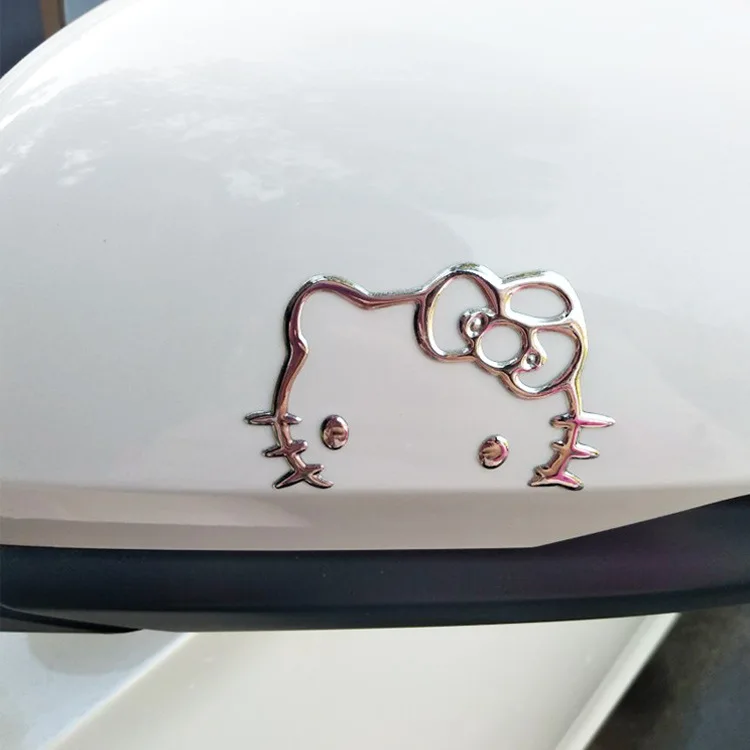 ПВХ стерео автомобильные наклейки для автомобиля зеркало заднего вида Kitty