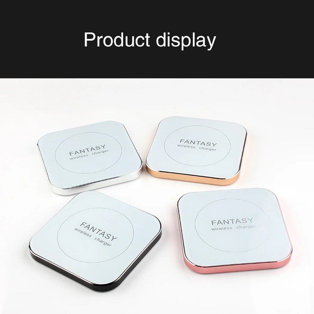 2019 металлическое QI Беспроводное зарядное устройство для мобильного телефона
