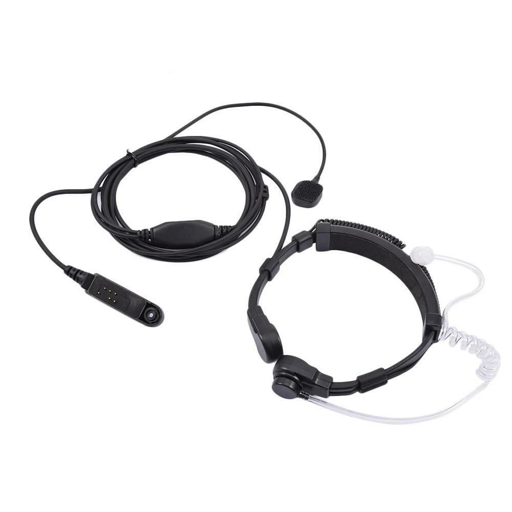 Radio Baofeng UV-9R Plus BF-9700 BF-A58 Telescopic Throat Vibration Mic Earpiece Headset for UV-XR UV9R GT-3WP Walkie Talkie