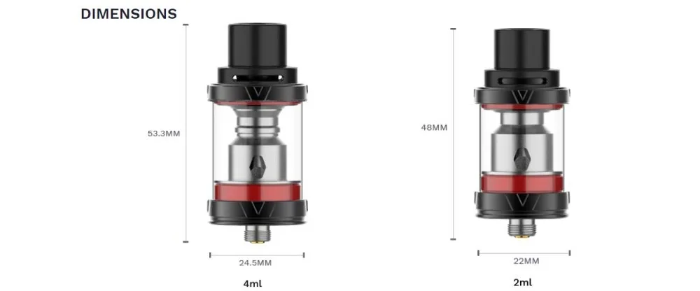 Vaporesso VECO Plus Бак 4 мл и VECO бак 2 мл Топ заправка распылитель EUC катушка бак для Vape комплект 510 нить Swag Revenger люкс