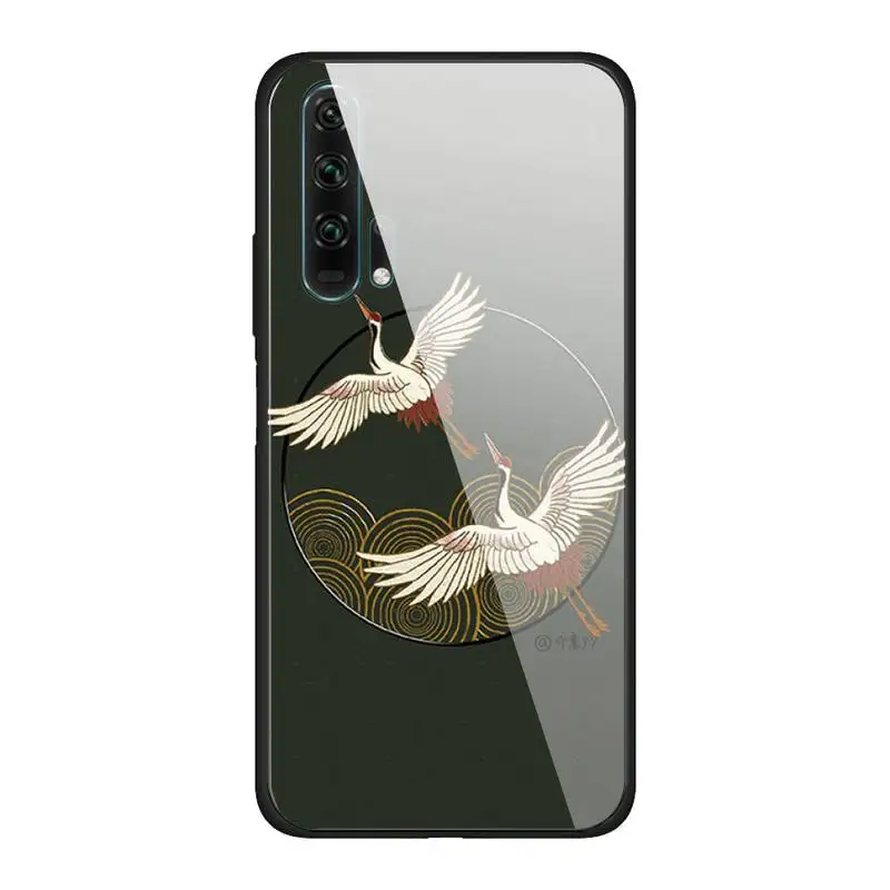 

Chinese God of Wealth Phone Case For Huawei Mate 9 10 lite 20Pro&Tempered Glass Back Cover For Honor 7A 8X 9 10 V10