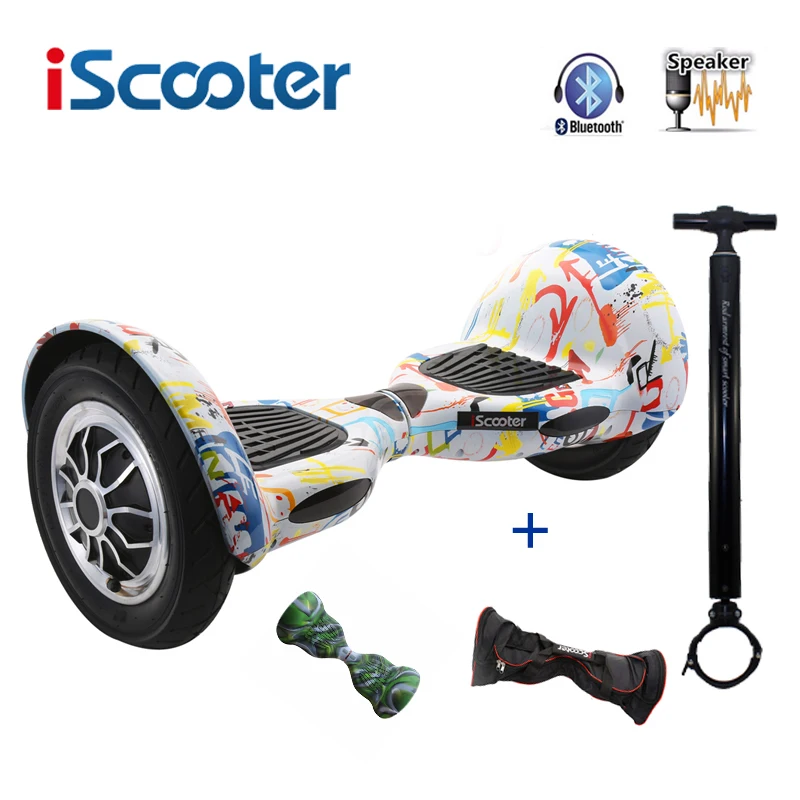 IScooter Hoverbaord 10 дюймов 700 Вт Батарея Электрический самобалансирующийся скутер для