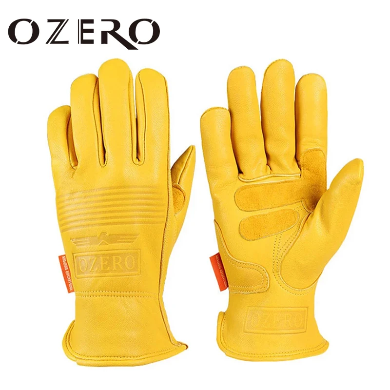 Мотоциклетные Перчатки OZERO унисекс Кожаные для мотокросса велосипедные
