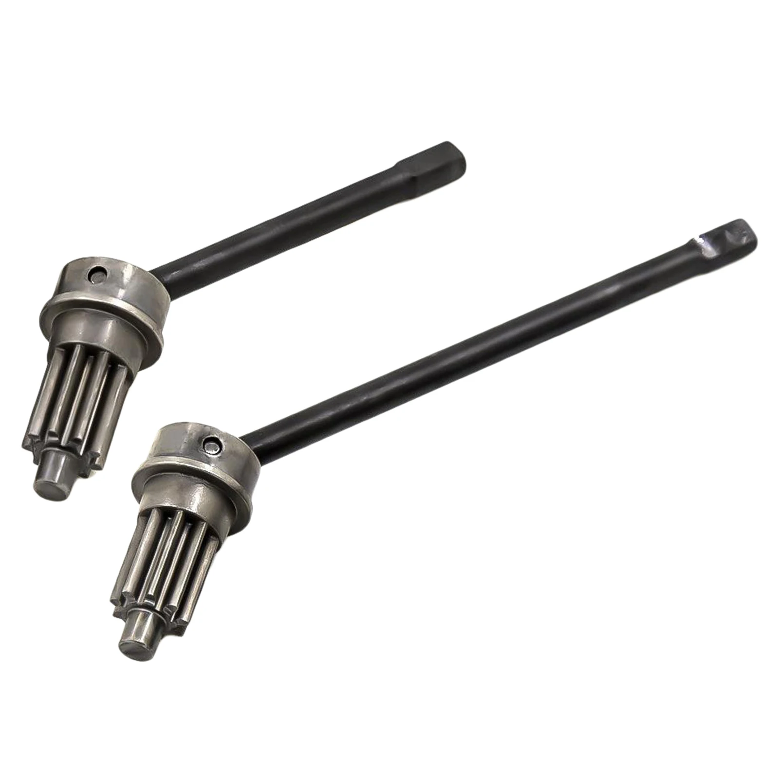 

2pc RC Car Front Rear Drive Shafts Universal Metal Driveshafts For TRX4 TRX6