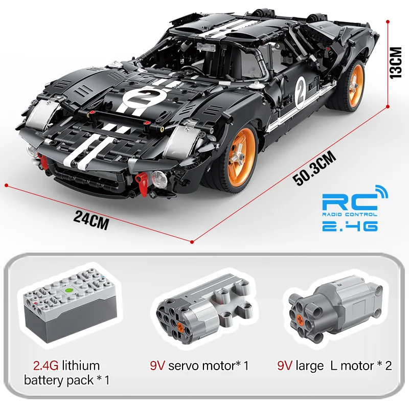 

2404pcs Creator MOC City Technical RC Racing Car Model Building Blocks Remote Control DIY Sports Vehicle Bricks Toys for kids