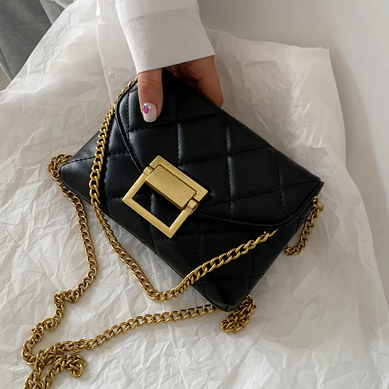 

Дизайн мини сумка ромбовидная сумка на цепочке Женская 2021 новая модель купального костюма «High-end Western Стиль квадратная сумка на плечо Ширина...