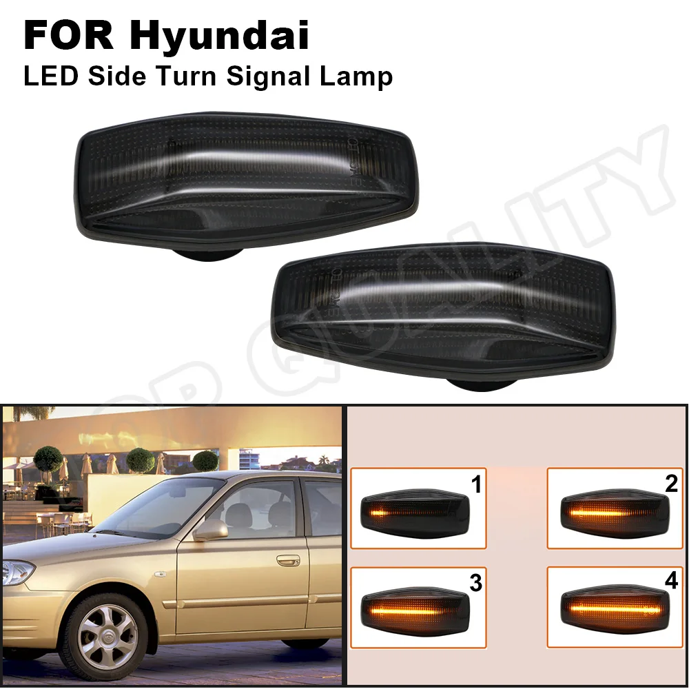 

For Hyundai i10 Elantra Getz Sonata XG Terracan Tucson Kia Rio 2 Carnival LED Side Marker Blinker Turn Signal Light