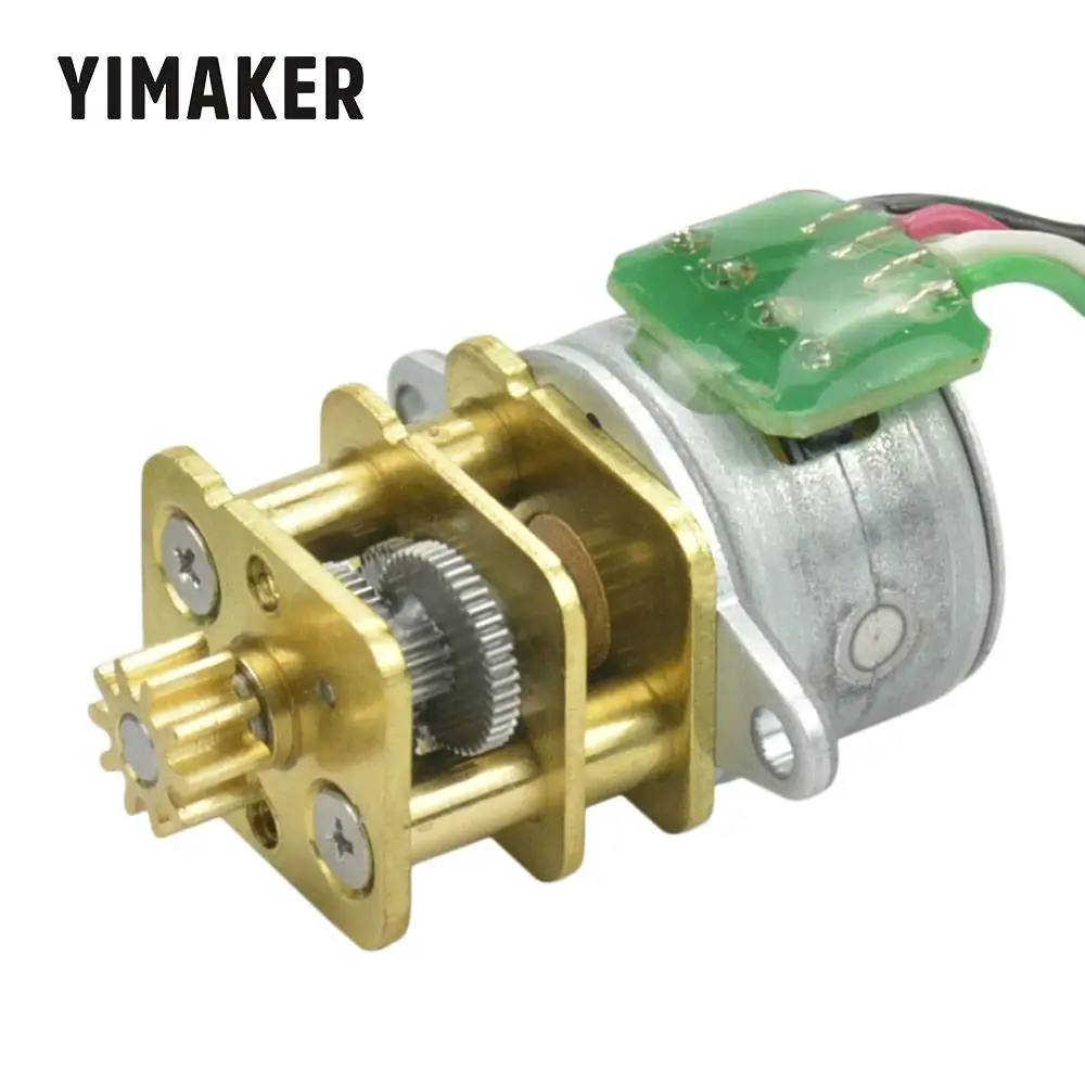 YIMAKER 15 шаговый микро мотор-редуктор цельнометаллический редуктор прецизионный мотор с редуктором