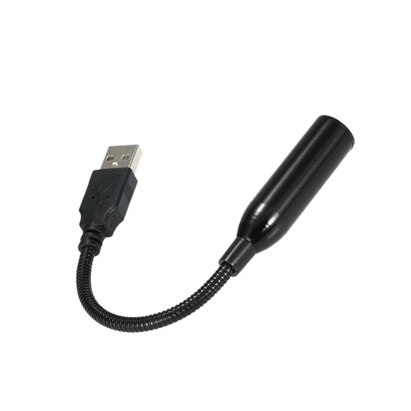Мини USB микрофон гибкий аудиомикрофон с гусиной шеей для ноутбука и ПК