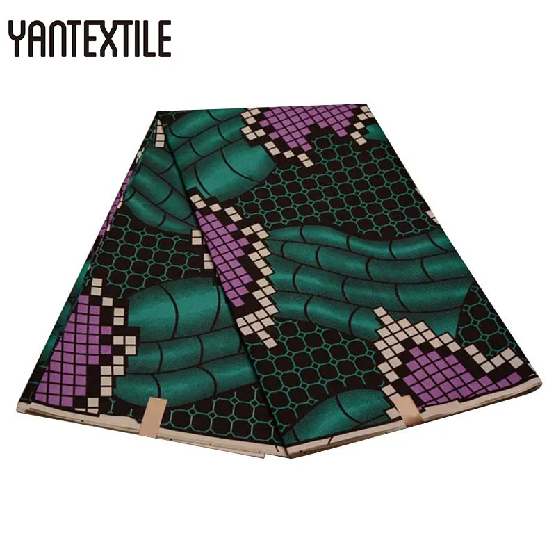 YANTEXTILE новая Анкара ткань Африканский Голландский Воск Принт Tissu Africain 3 ярдов настоящий воск Африканский батик ткань для свадебного платья