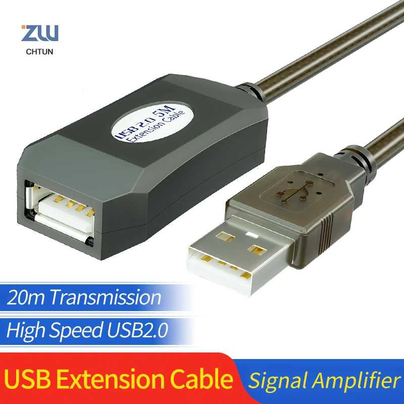 Кабель Удлинитель USB 2 0 Папа мама 10/5/15/20 м|Кабели передачи данных| |