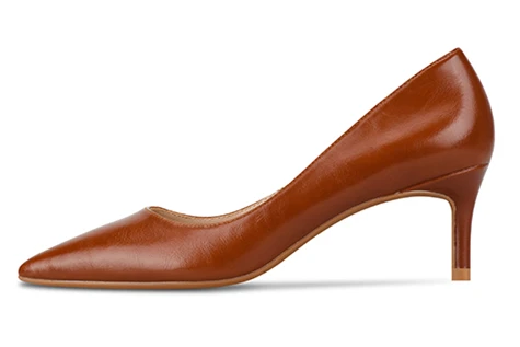 brown 6cm heel Брендовая обувь; женские туфли-лодочки на высоком каблуке; женские туфли на шпильке; черные свадебные туфли из искусственной кожи на высоком каблуке 10 см; B-0051 - Цвет: brown 6cm heel