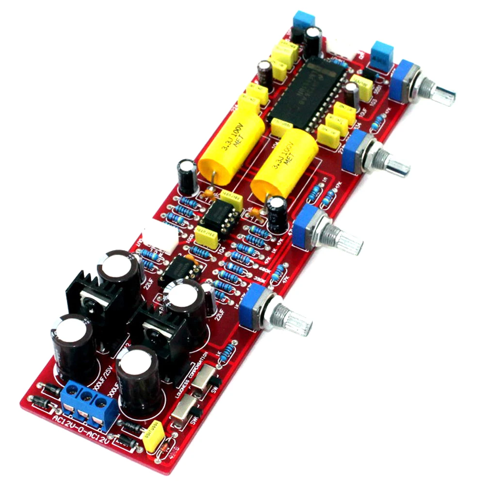 LM4610N+NE5532 Тональная плата AC12V-0-AC12 без 4610IC (art.: 3920d102e170c) - 3920d102e170c