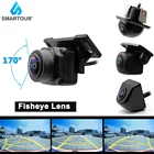 Объектив рыбий глаз 170 , умная универсальная камера заднего вида для автомобиля, камера заднего вида с динамической направляющей