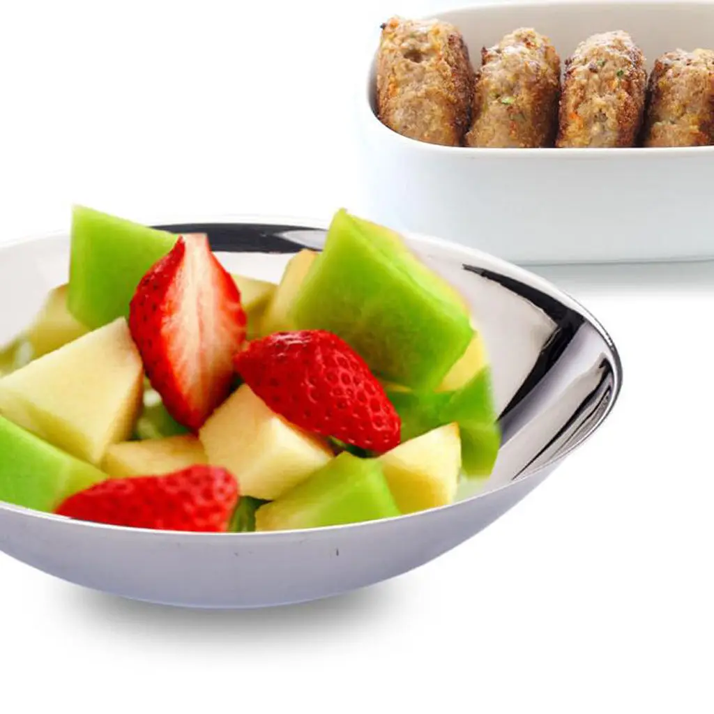 

Serving Bowl Caterer Rice Bowl Vegetable Storage Basket Snack Dish 16cm, Stackable, Round, Dishwasher Safe
