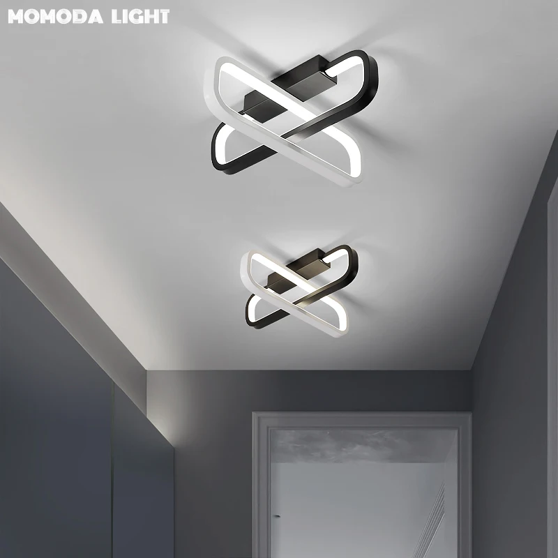 Aisle Ceiling Lights Modern Minimalist Led Home Entrance Hallway Hall Lamps MOMODA Small Nordic Creative Balcony Fixtures | Лампы и