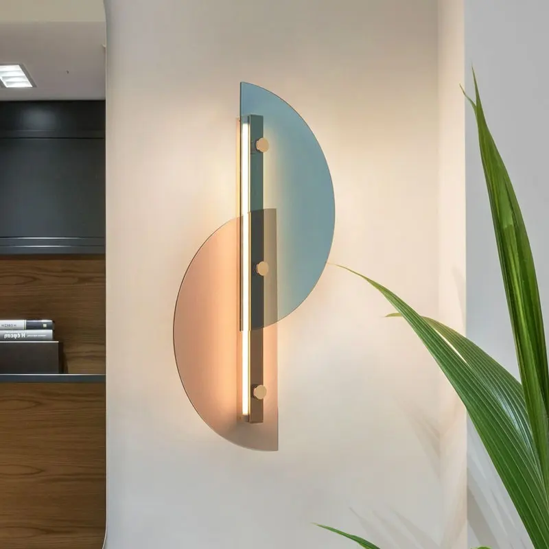 

Bedside lamp bedroom style cool wall lamp living room TV background wall wedding room simple new Chinese wall lamp